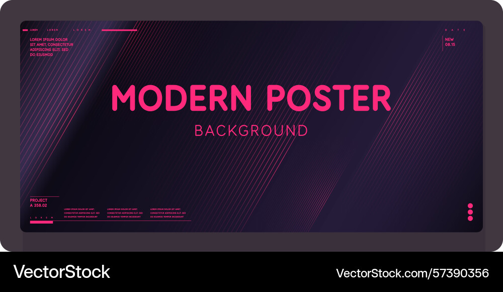 Modern abstract background for website design vector image