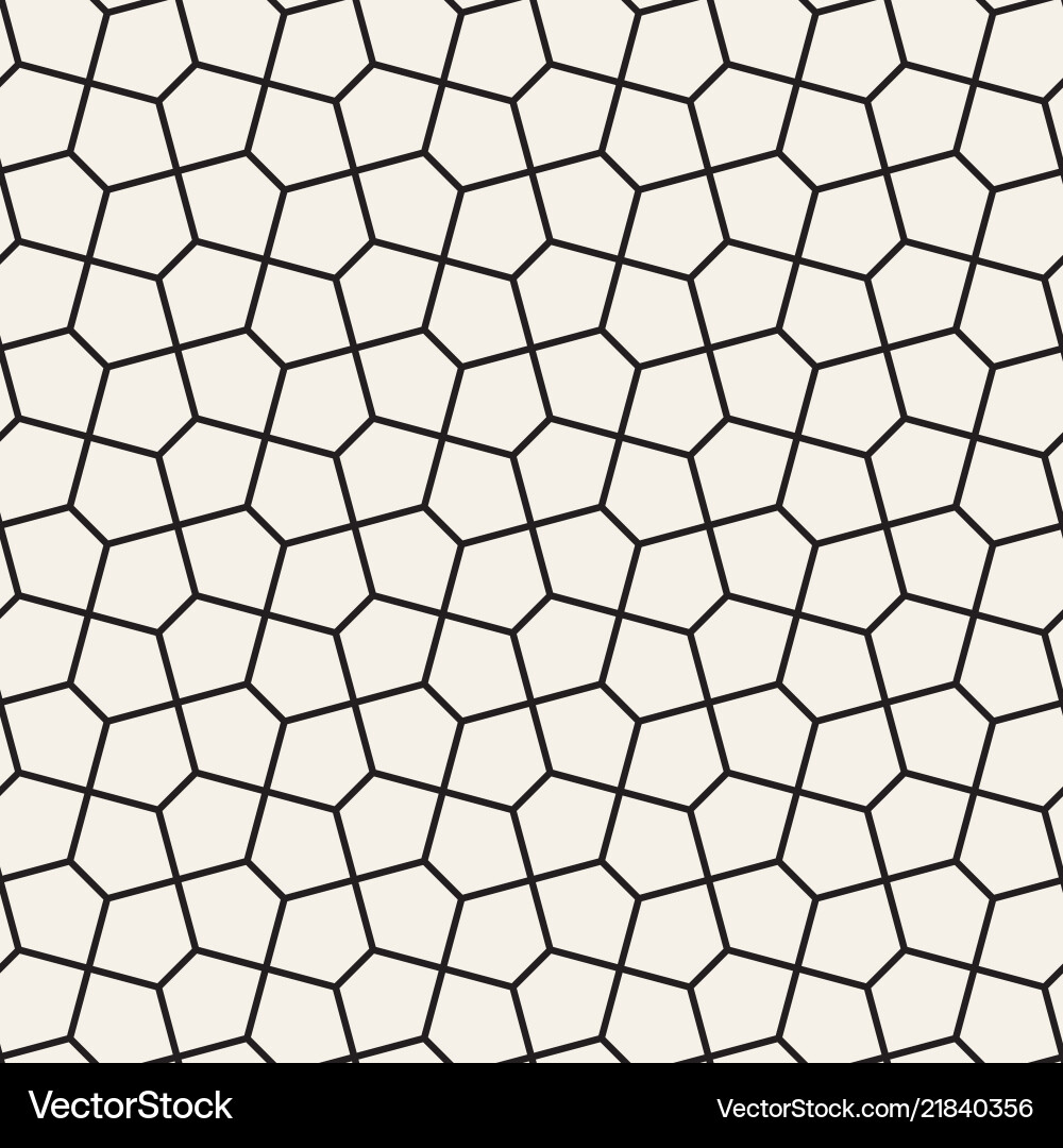 Modern Geometric Hexagonal Pattern vector image