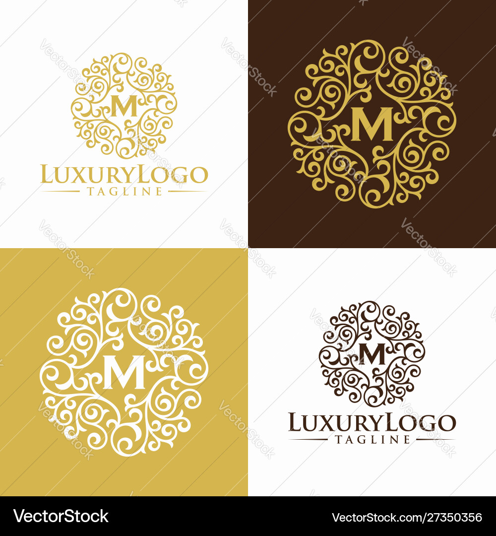 Vintage Gold Luxus Logo Design Vorlage Vintage Gold Luxus Logo Design Vorlage vektorbild