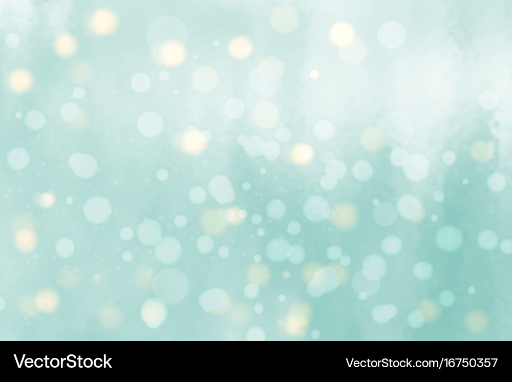 Abstract background with bokeh effect vector image