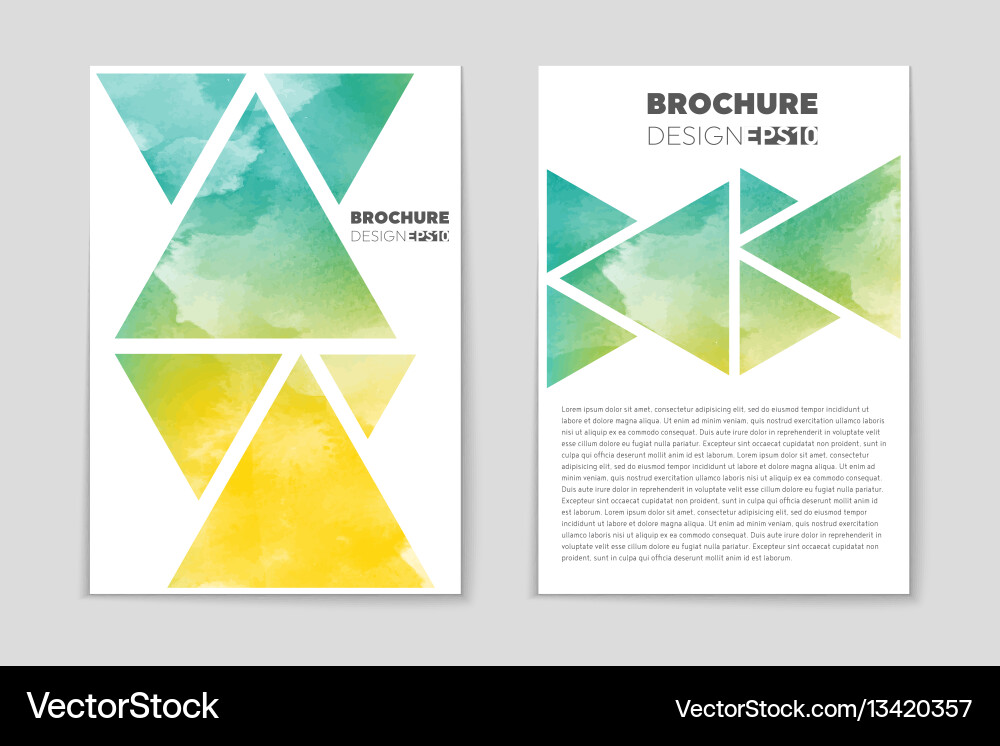 Abstract layout background set for art Vector Image