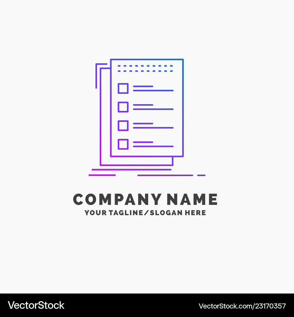 Checklist and Task List Template vector image