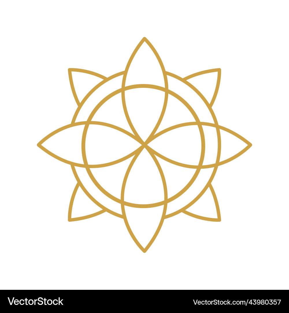 Geometrische Symbole heilige mystische Zeichen Geometrische Symbole heilige mystische Zeichen vektorbild