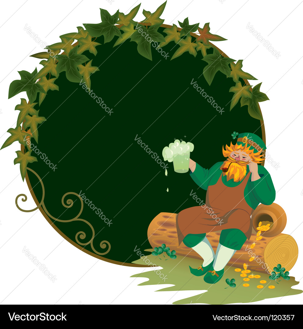 Leprechaun vector image