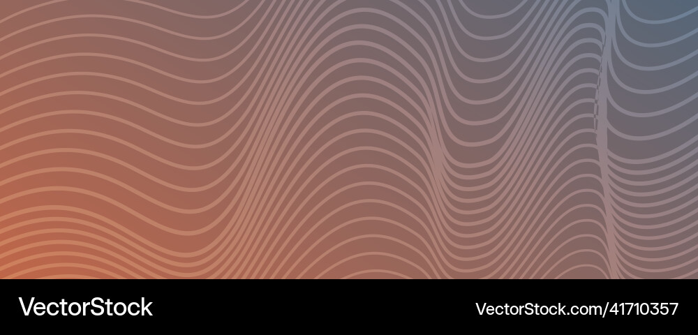 Modern colorful gradient background with wave Vector Image