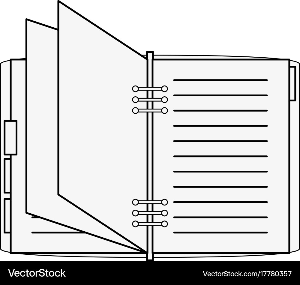 Notebook icon image vector image