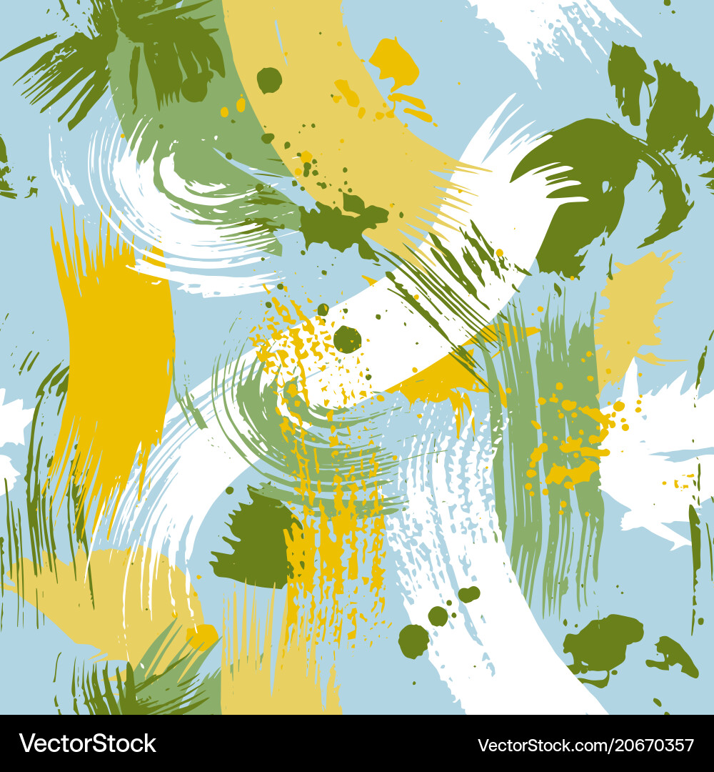 Scratch & Paint Abstract Pattern vector image