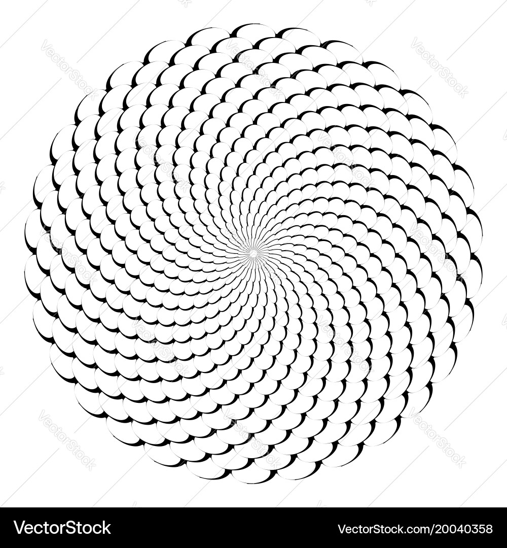 Circle design element vector image