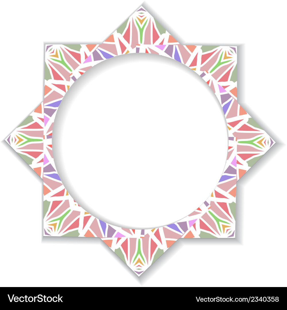 Intricate Geometric Pattern Vector Image