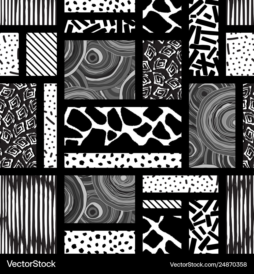Patchwork background Patchwork background vector image