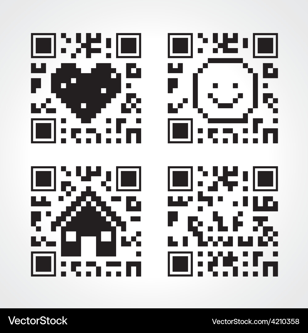 Scan qr code design vector image