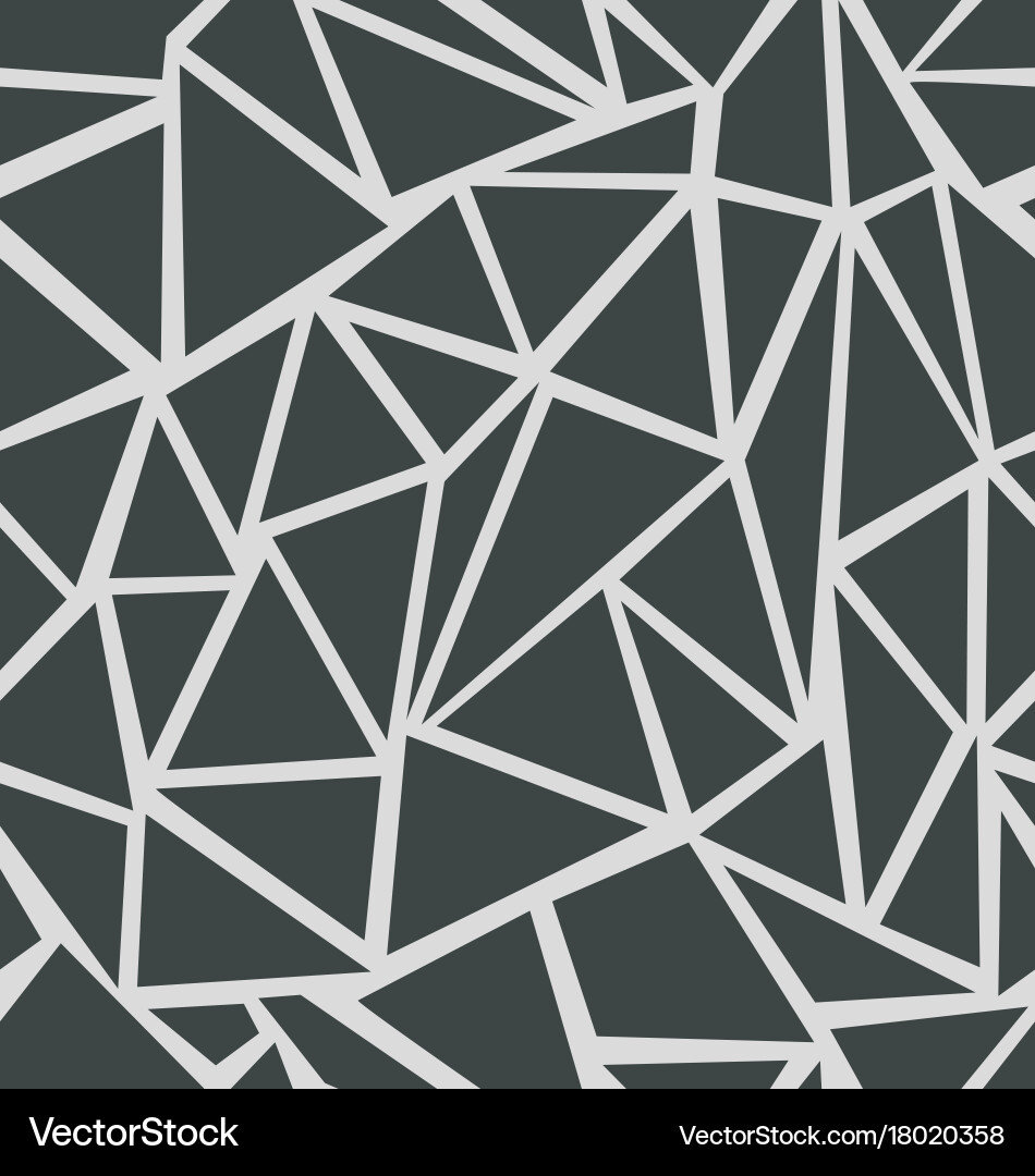Structure of triangles vector image