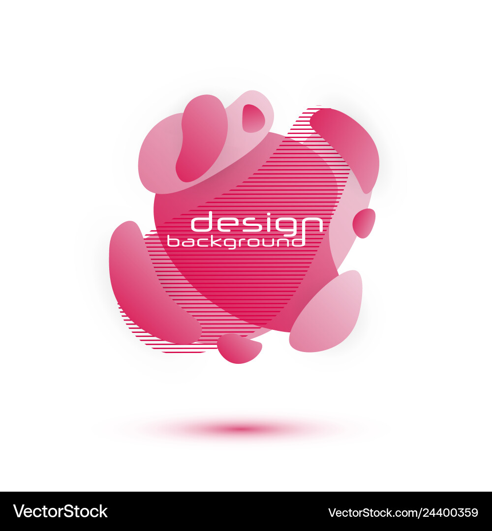 Dynamic fluid design Vector Image