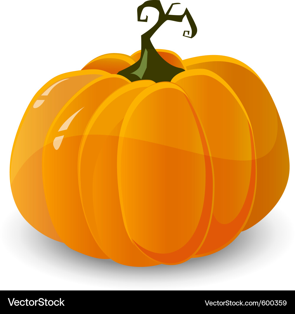 Halloween pumpkin Royalty Free Vector Image - VectorStock
