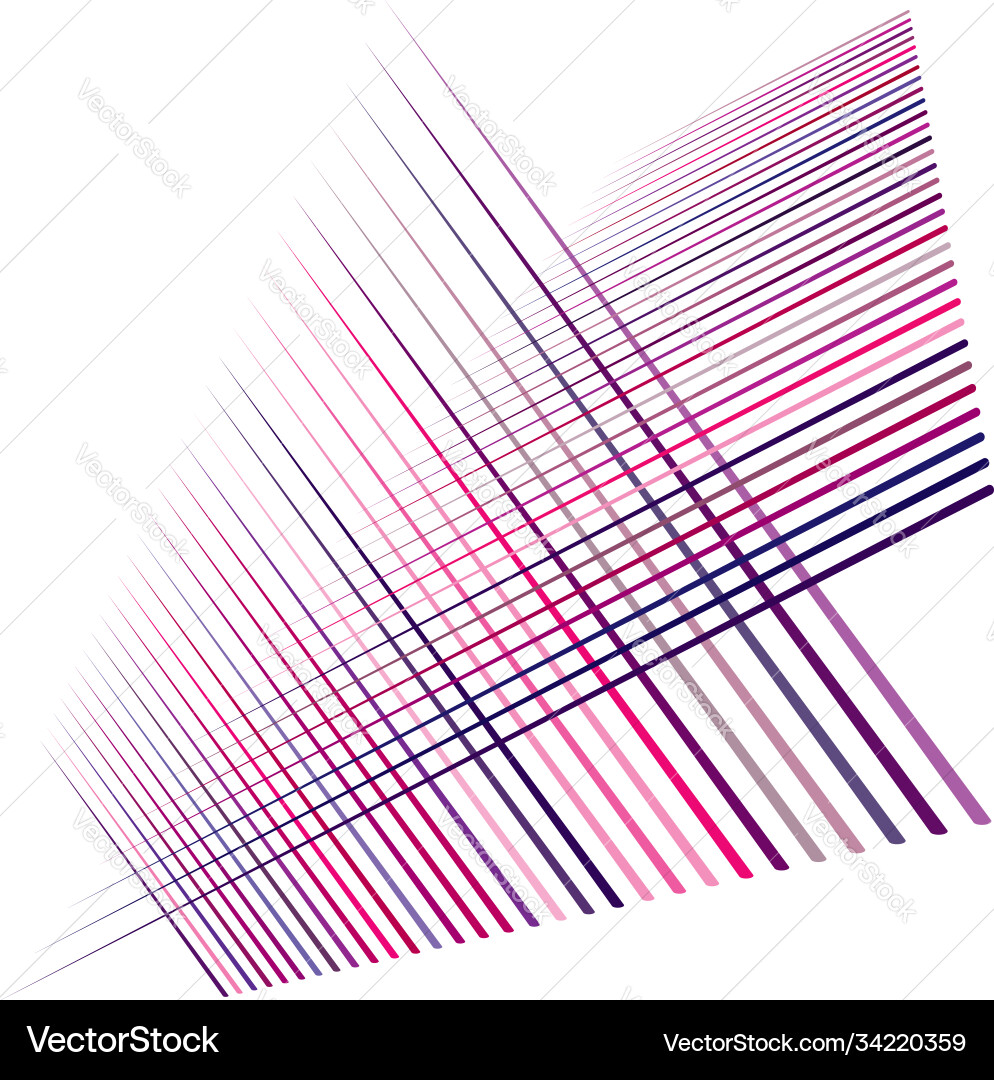 Random lines and stripes grid mesh abstract vector image