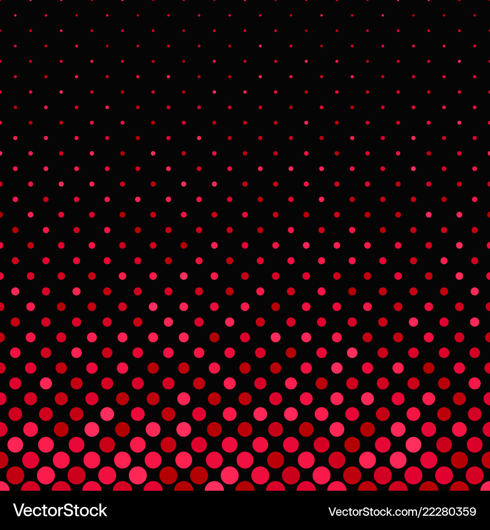Red abstract dot pattern background vector image