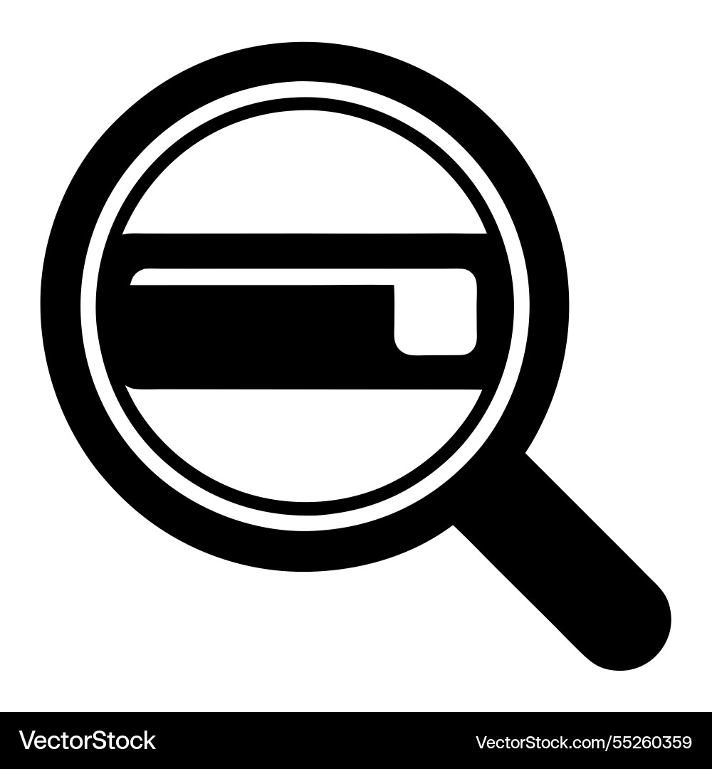 Search bar icon design for web and app interface Vector Image