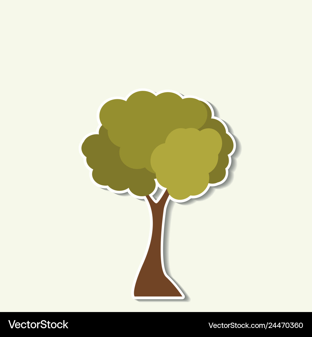 Abstract tree icon Abstract tree icon vector image