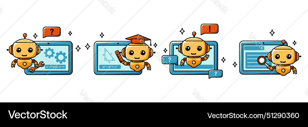 Using ai chat bot assistant for online vector image
