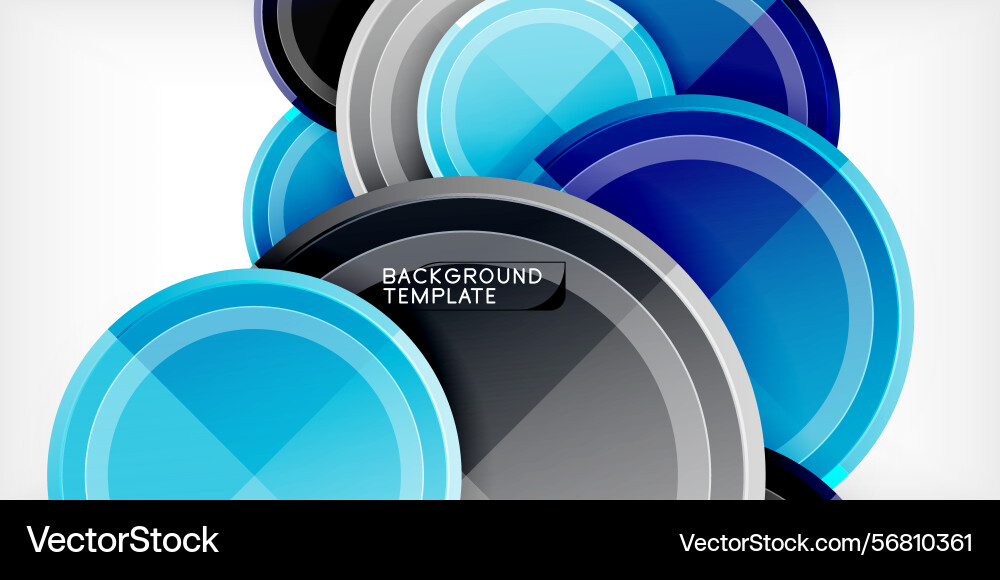 Abstract design features overlapping circles Abstract design features overlapping circles vector image