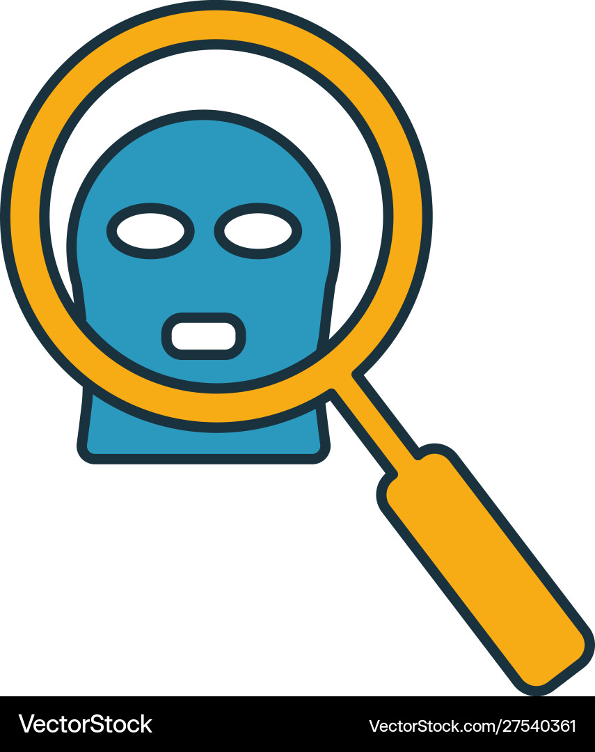Fraud detection icon set four elements Fraud detection icon set four elements Vector Image