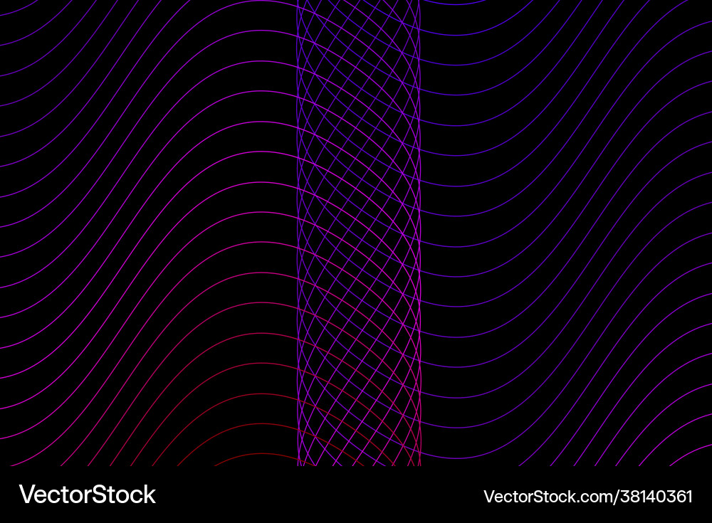Wavy background pattern with thin lines waves Wavy background pattern with thin lines waves vector image