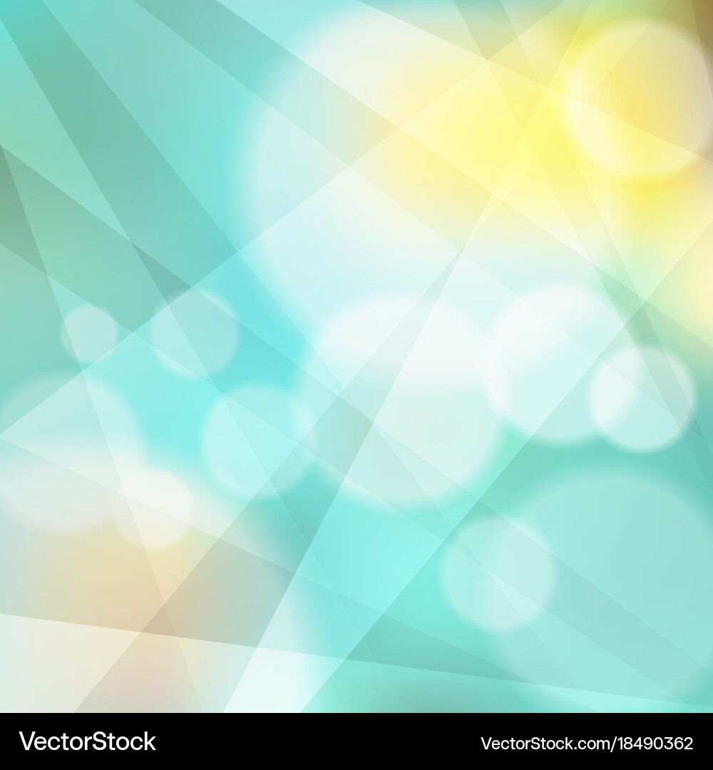 Blurred background with bokeh vector image
