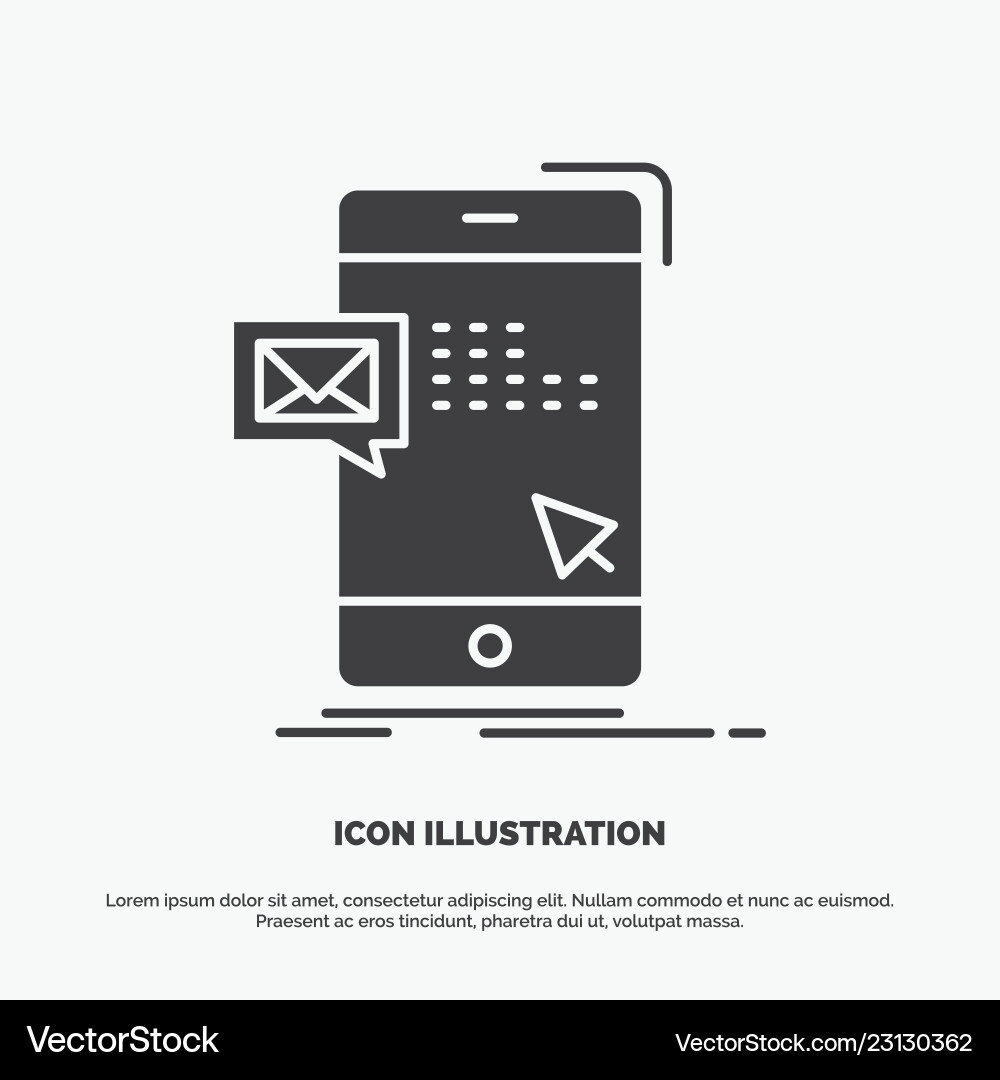 Bulk dialog instant mail message icon glyph gray Bulk dialog instant mail message icon glyph gray vector image