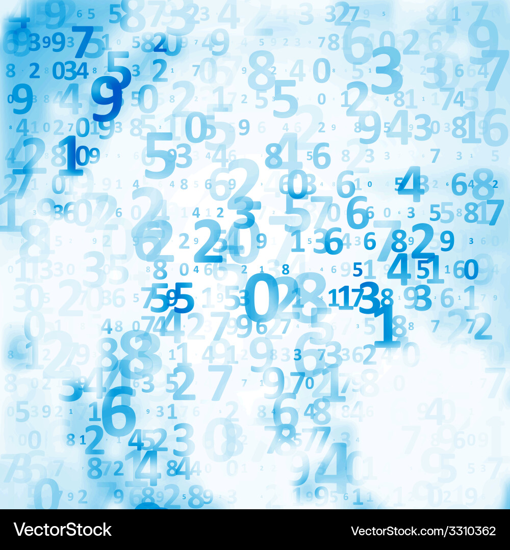 Digital code background vector image