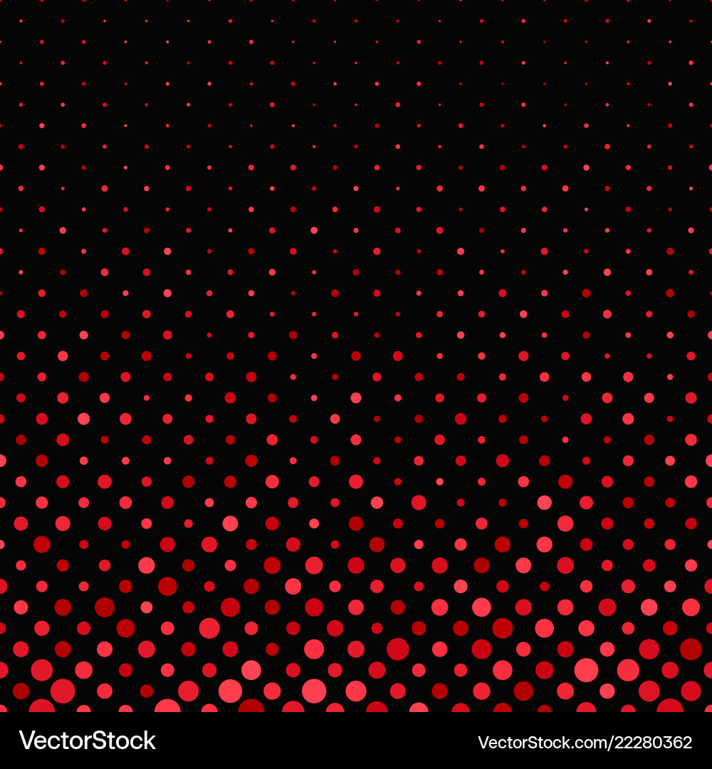 Red geometric circle pattern background from Vector Image