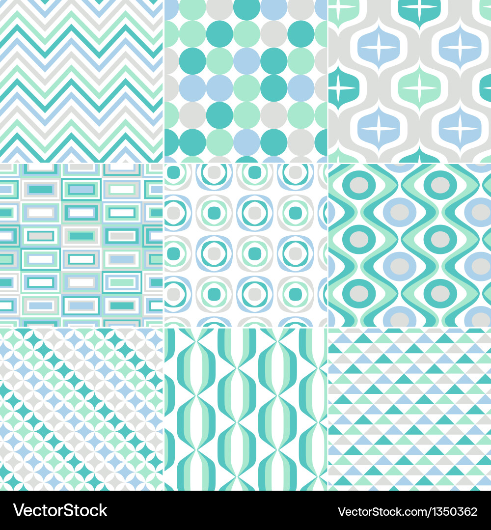Retro Geometric Pattern vector image
