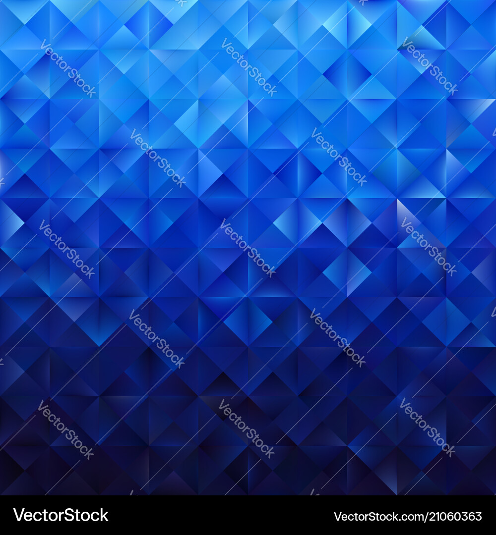 Blue Triangular Gradient Pattern vector image