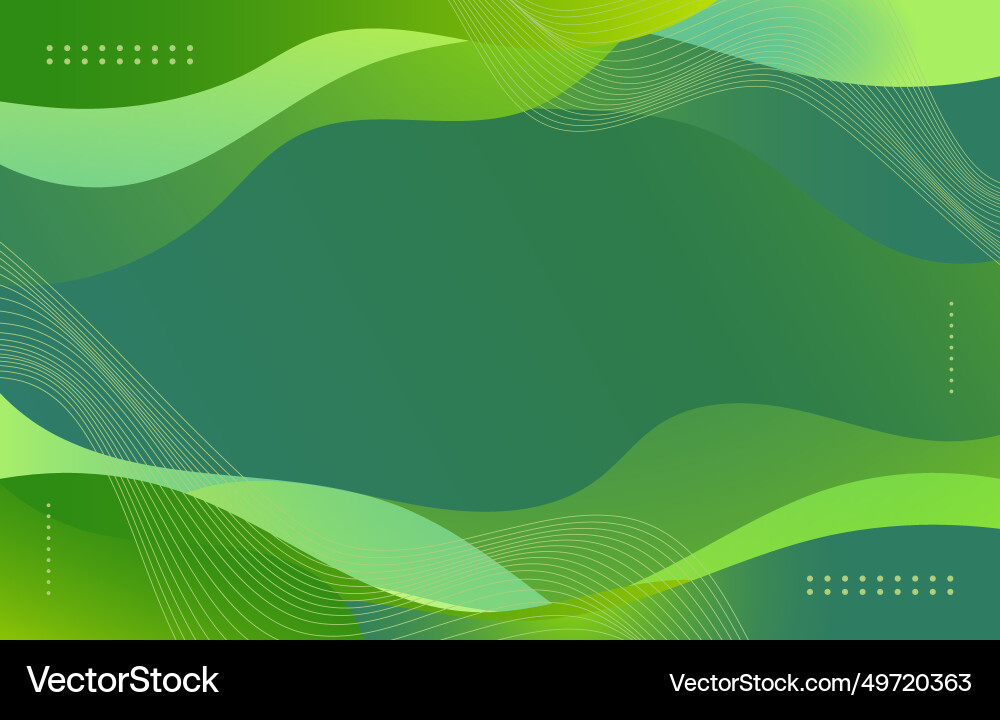 Green background with gradient concept Royalty Free Vector