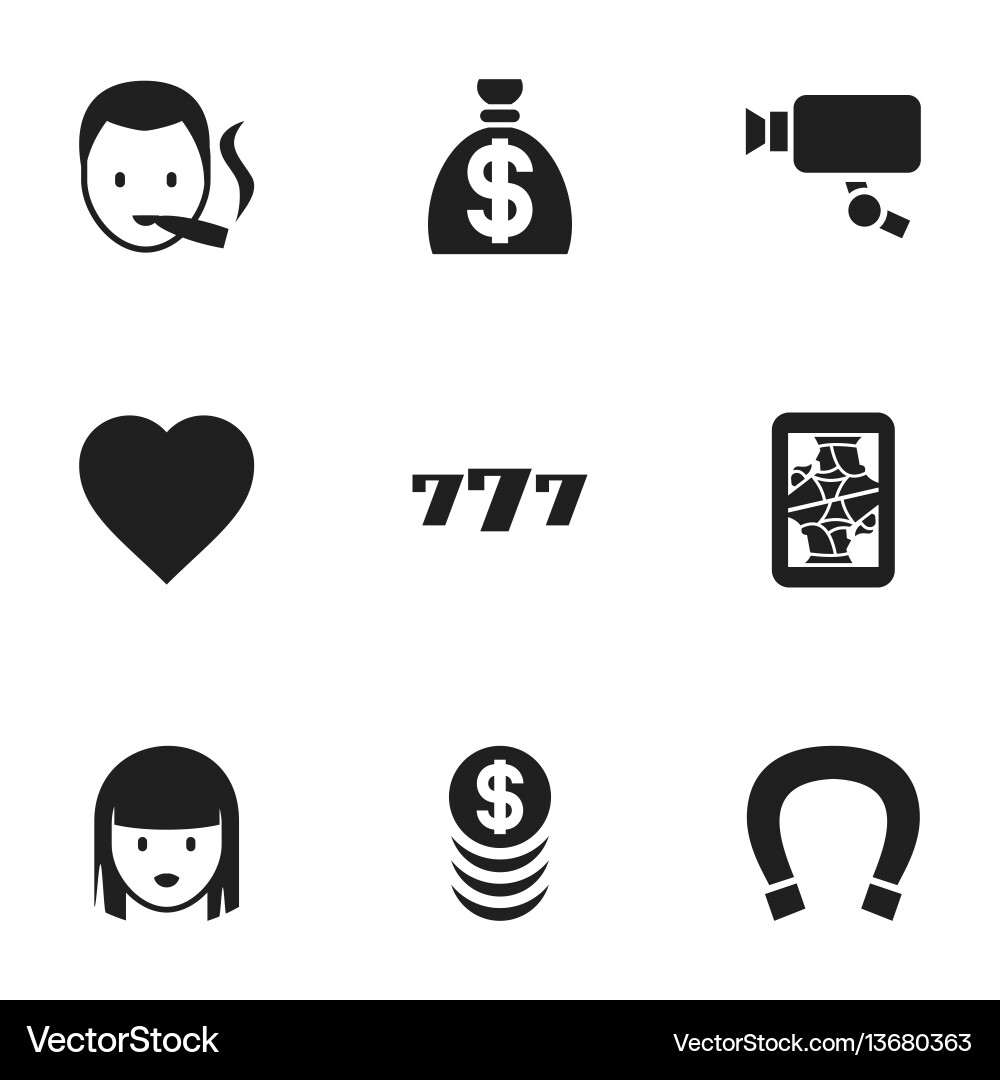 Set of 9 editable game icons includes symbols Set of 9 editable game icons includes symbols vector image