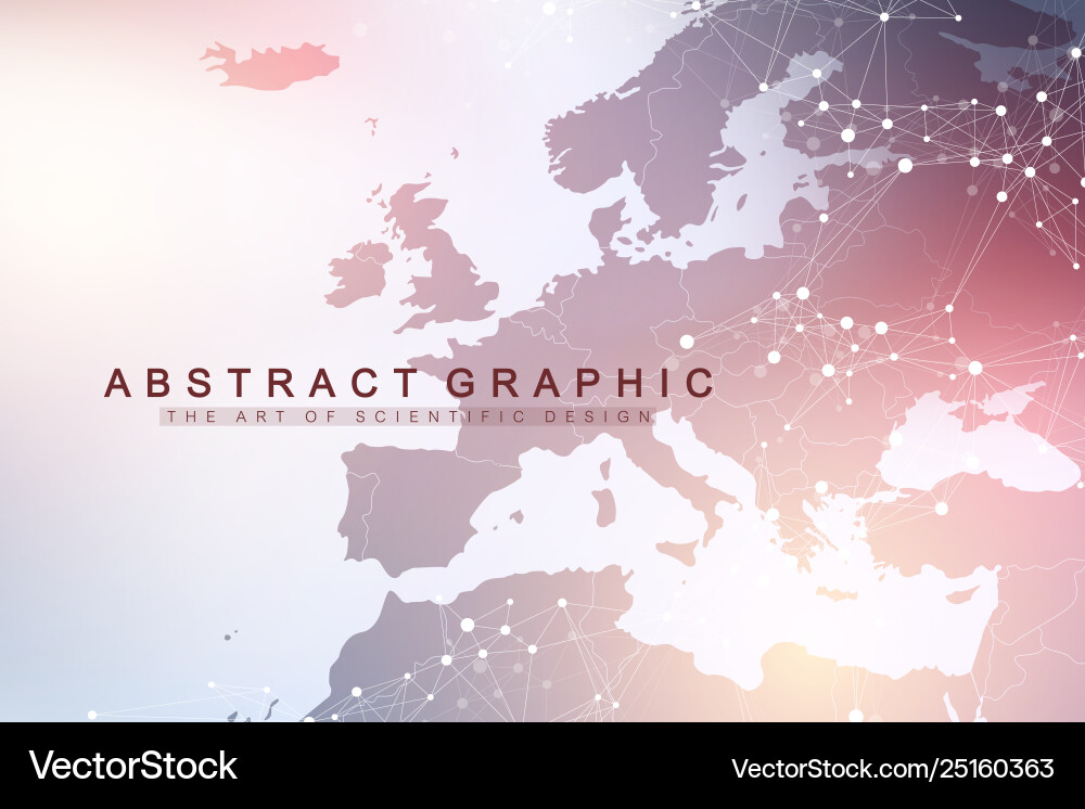Technology abstract background with connected line Technology abstract background with connected line Vector Image