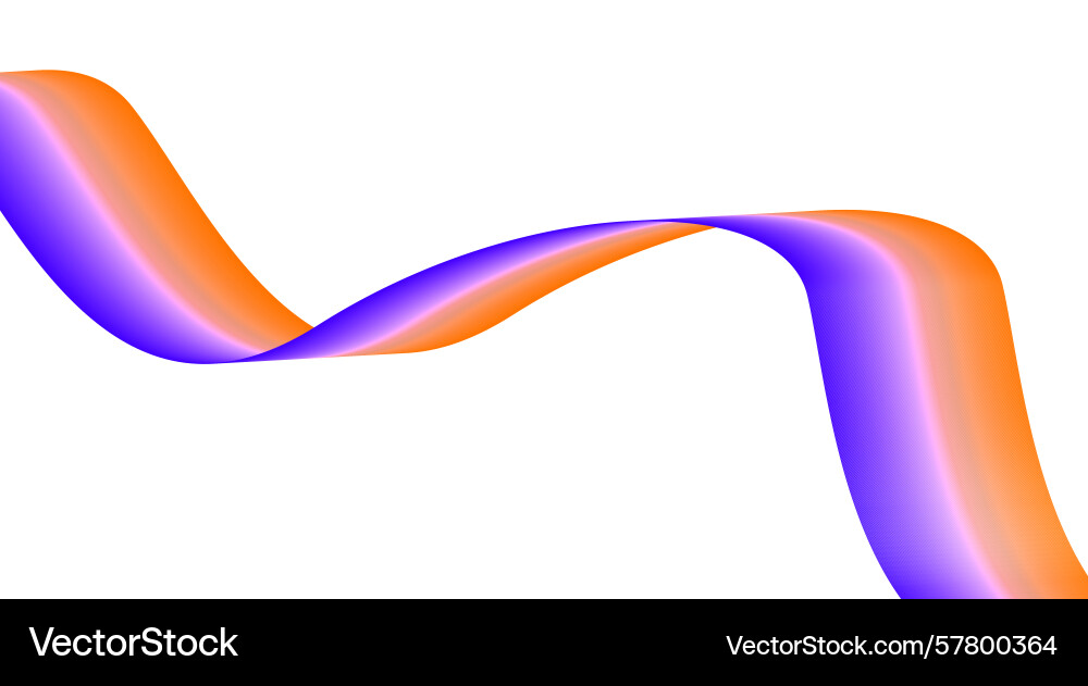 Blend wavy curved smooth gradient colorful design Blend wavy curved smooth gradient colorful design Vector Image