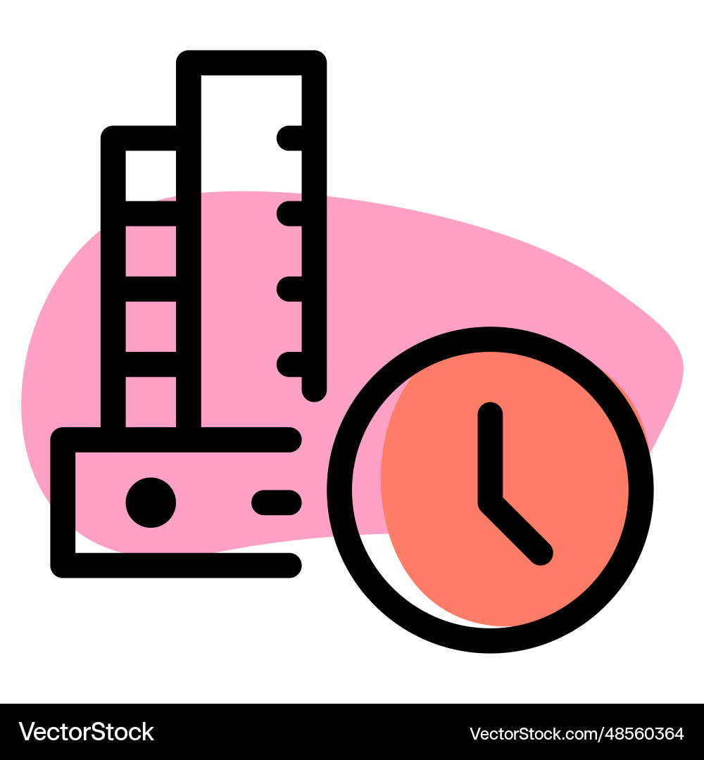 Development on industrial structure is currently Vector Image