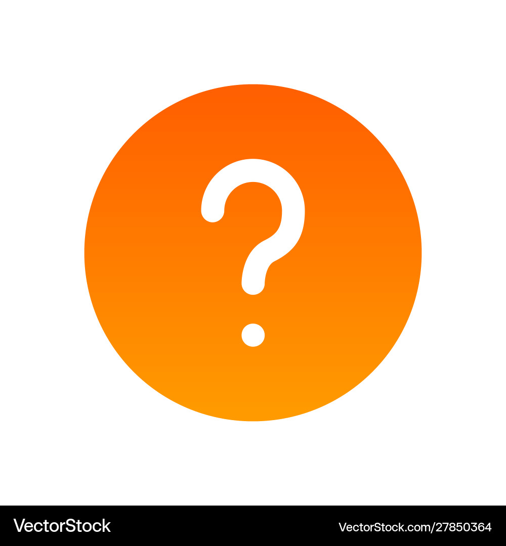 Faq mark icon symbol help and questions round Faq mark icon symbol help and questions round vector image
