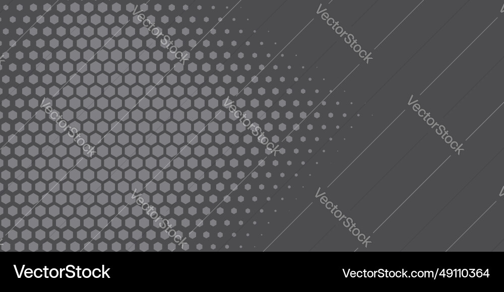 Geometric abstract hexagon two color background Vector Image