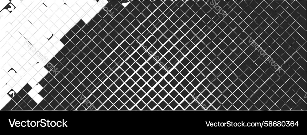 Grungy textured halftone pattern distressed Vector Image