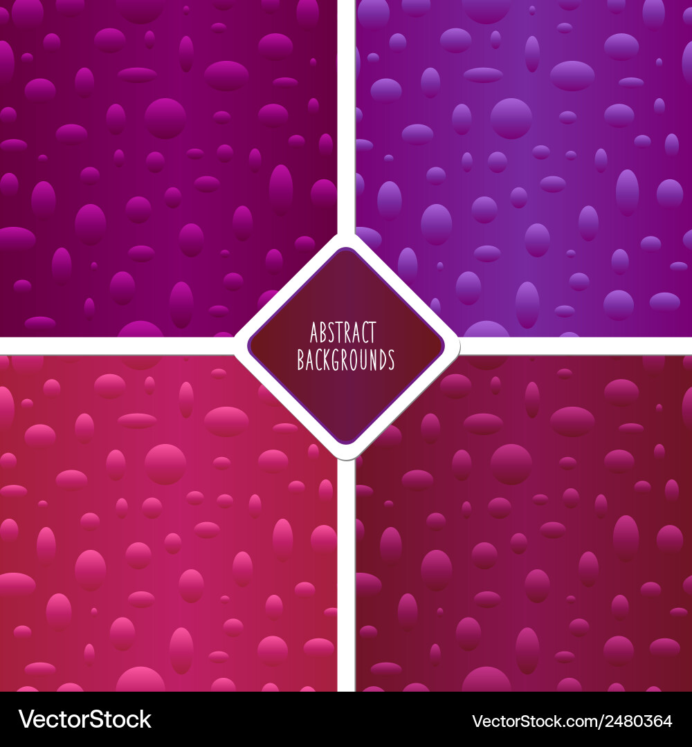Particle Abstract Background Set vector image