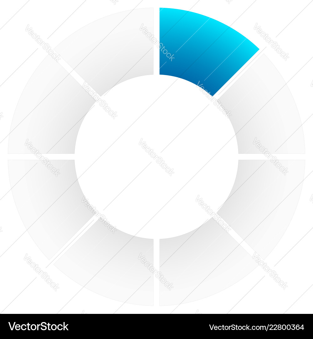 Preloader or buffer symbol segment circle Preloader or buffer symbol segment circle vector image