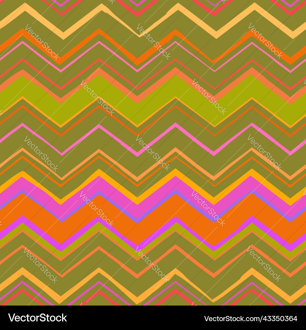 Zigzag Geometric Pattern vector image