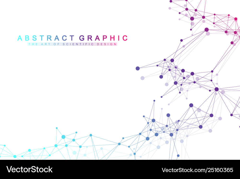 Geometric abstract background with connected line Geometric abstract background with connected line vector image