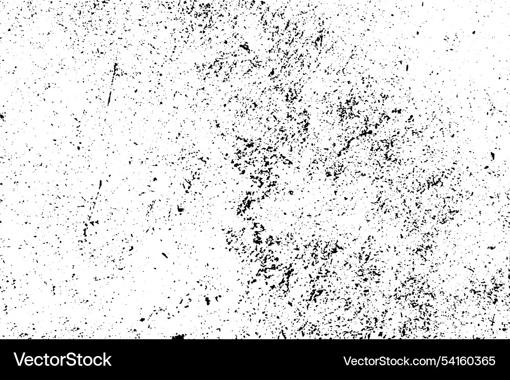Grunge Texture Overlay - Black & White vector image