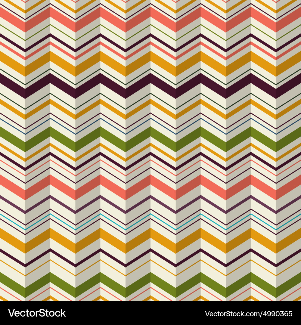 Zigzag seamless pattern Vector Image