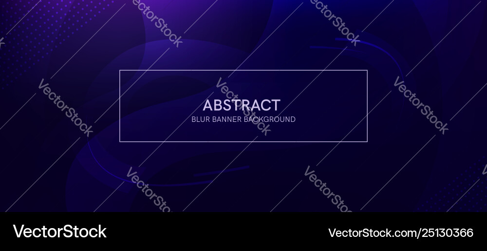 Abstract banner with a gradient shapes and blur vector image