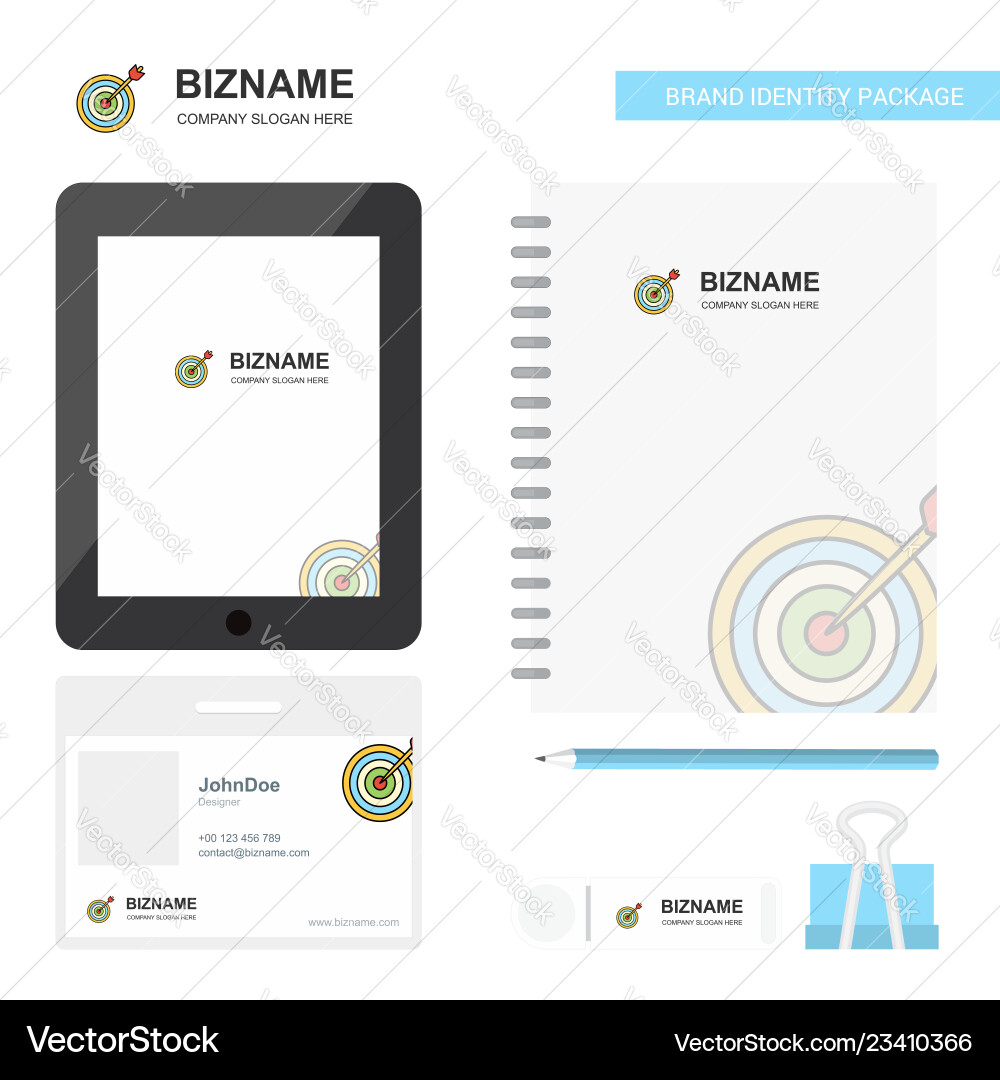 Dart game business logo tab app diary pvc Dart game business logo tab app diary pvc Vector Image