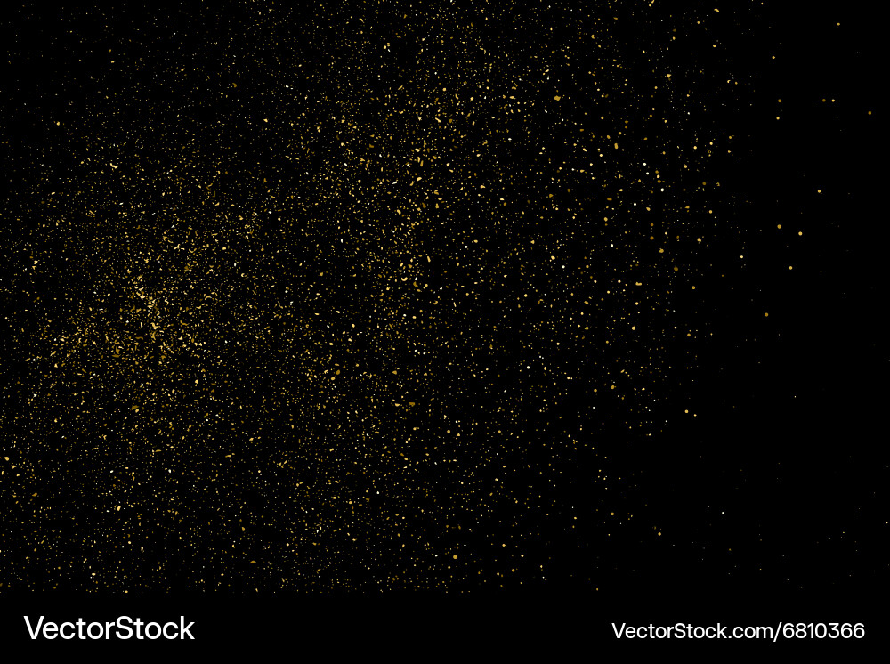 Gold glitter texture Vector Image