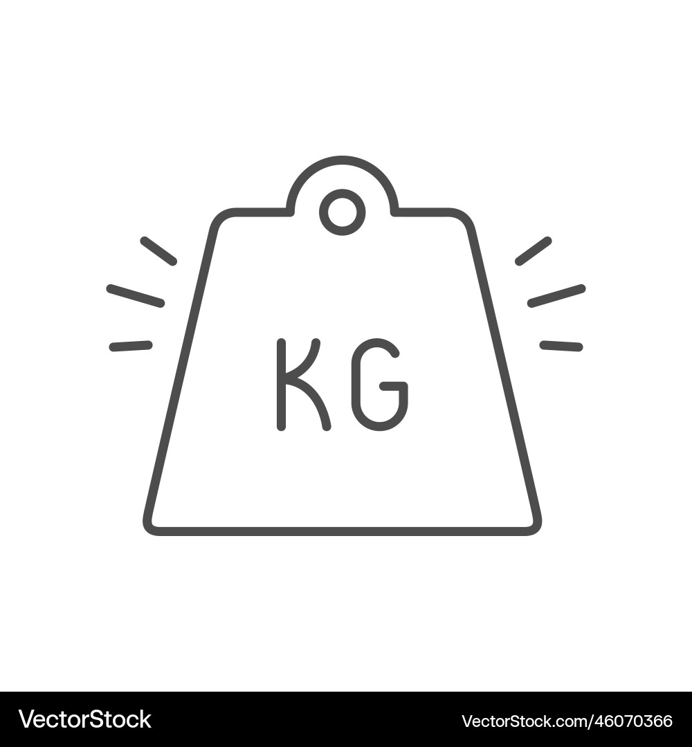 Masse- oder Gewichtsliniensymbol Masse- oder Gewichtsliniensymbol vektorbild